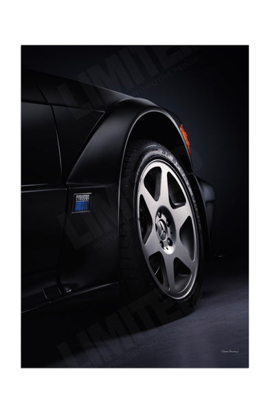 Mercedes-Benz 190 E 2.5-16 EVO II A3 (297 x 420 mm / 11.7 x 16.5 in) / Aluminium Composite / No Mount