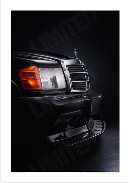 Mercedes-Benz 190 E 2.5-16 EVO II A3 (297 x 420 mm / 11.7 x 16.5 in) / Print-Only (Fine Art Paper) / No Mount