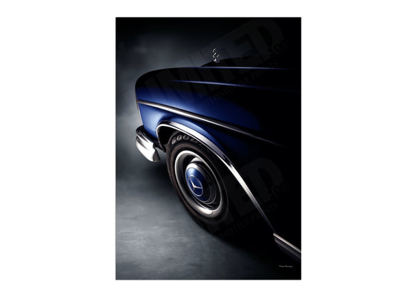 1967 Mercedes-Benz 250SE (detail) A3 (297 x 420 mm / 11.7 x 16.5 in) / Aluminium Composite / No Mount