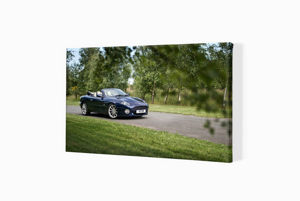 Aston Martin DB7 Vantage Volante S (420 x 247 mm) / Canvas Print (Mounted on Wood Internal Frame) / No Mount