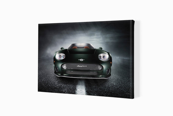 Spyker C8 Spyder A3 (297 x 420 mm / 11.7 x 16.5 in) / Canvas Print (Mounted on Wood Internal Frame) / No Mount