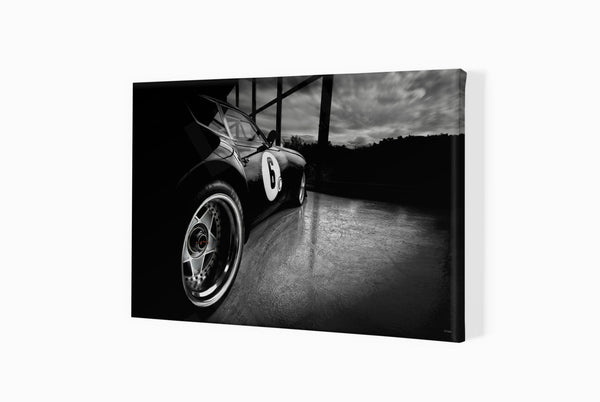 Aston Martin DB4 GT S (420 x 270 mm) / Canvas Print (Mounted on Wood Internal Frame) / No Mount