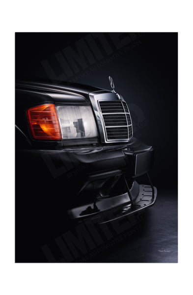 Mercedes-Benz 190 E 2.5-16 EVO II A3 (297 x 420 mm / 11.7 x 16.5 in) / Aluminium Composite / No Mount