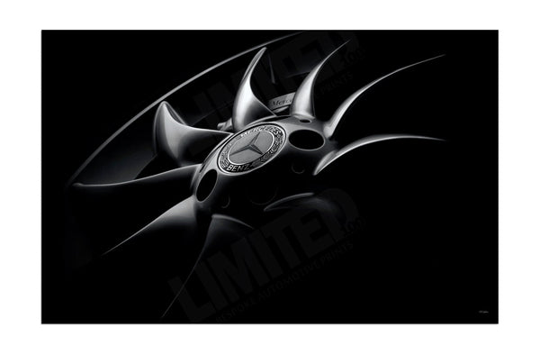 Mercedes-Benz SLR McLaren (detail) A3 (297 x 420 mm / 11.7 x 16.5 in) / Aluminium Composite / No Mount