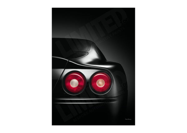 Ferrari 550 Maranello (detail) A3 (297 x 420 mm / 11.7 x 16.5 in) / Aluminium Composite / No Mount
