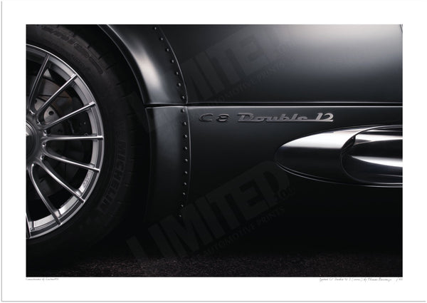 Spyker C8 Double 12 S (detail) A3 (297 x 420 mm / 11.7 x 16.5 in) / Print-Only (Fine Art Paper) / No Mount