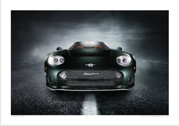 Spyker C8 Spyder A3 (297 x 420 mm / 11.7 x 16.5 in) / Print-Only (Fine Art Paper) / No Mount