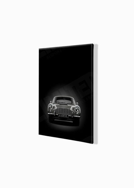 Aston Martin DB5 A 4269 00 (Type C) A3 (297 x 420 mm / 11.7 x 16.5 in) / Canvas Print (Mounted on Wood Internal Frame)