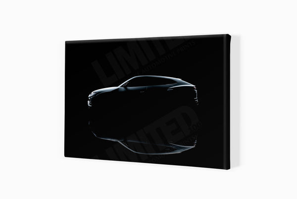 Lamborghini Urus A3 (297 x 420 mm / 11.7 x 16.5 in) / Canvas Print (Mounted on Wood Internal Frame) / No Mount