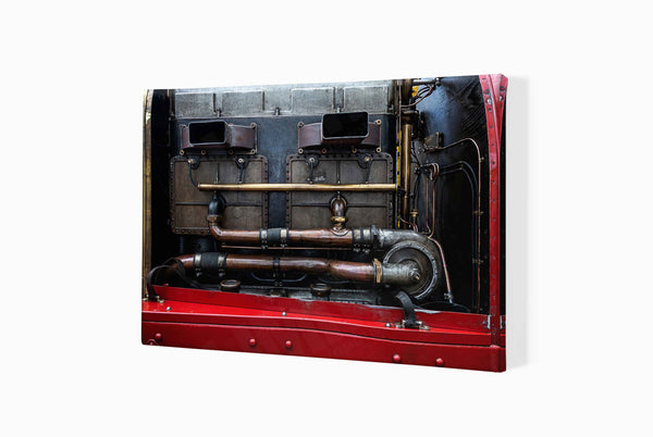 The Beast of Turin at Prescott Hill Climb A3 (297 x 420 mm / 11.7 x 16.5 in) / Canvas Print (Mounted on Wood Internal