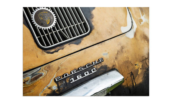 1956 Porsche 356A Coupe at Bicester Heritage A3 (297 x 420 mm / 11.7 x 16.5 in) / Aluminium Composite / No Mount