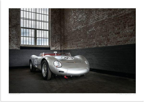 1958 Porsche 718 RSK at Bicester Heritage A3 (297 x 420 mm / 11.7 x 16.5 in) / Print-Only (Fine Art Paper) / No Mount