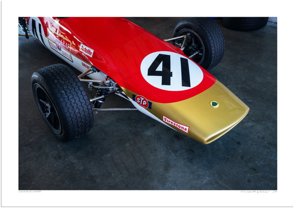1968 Lotus 41X A3 (297 x 420 mm / 11.7 x 16.5 in) / Print-Only (Fine Art Paper) / No Mount