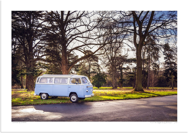 1973 VW Camper Van A3 (297 x 420 mm / 11.7 x 16.5 in) / Print-Only (Fine Art Paper) / No Mount