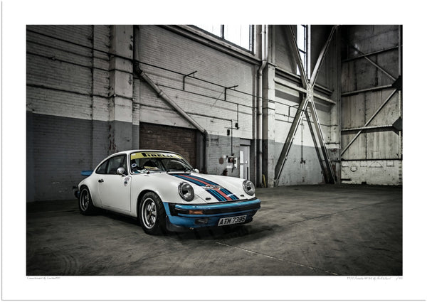 1977 Porsche 911 SC A3 (297 x 420 mm / 11.7 x 16.5 in) / Print-Only (Fine Art Paper) / No Mount