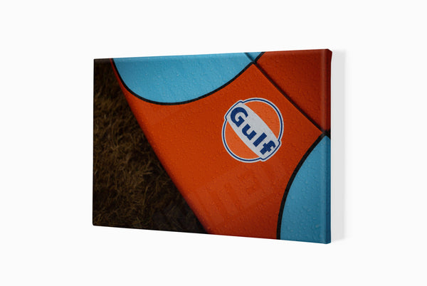 1991 GTD Ford GT40 Coupé A3 (297 x 420 mm / 11.7 x 16.5 in) / Canvas Print (Mounted on Wood Internal Frame) / No Mount