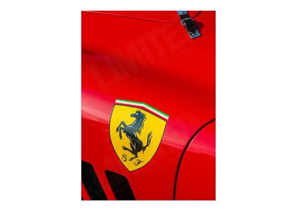 Ferrari 330 LMB detail A3 (297 x 420 mm / 11.7 x 16.5 in) / Aluminium Composite / No Mount