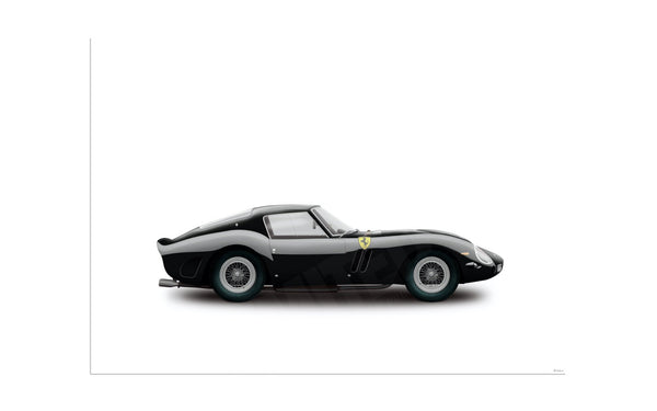 1963 Ferrari 250 GTO Chassis 4219GT A3 (297 x 420 mm / 11.7 x 16.5 in) / Aluminium Composite / No Mount