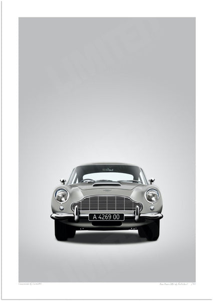 Aston Martin DB5 A 4269 00 (Type B) A3 (297 x 420 mm / 11.7 x 16.5 in) / Print-Only (Fine Art Paper) / No Mount