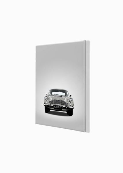Aston Martin DB5 A 4269 00 (Type B) A3 (297 x 420 mm / 11.7 x 16.5 in) / Canvas Print (Mounted on Wood Internal Frame)