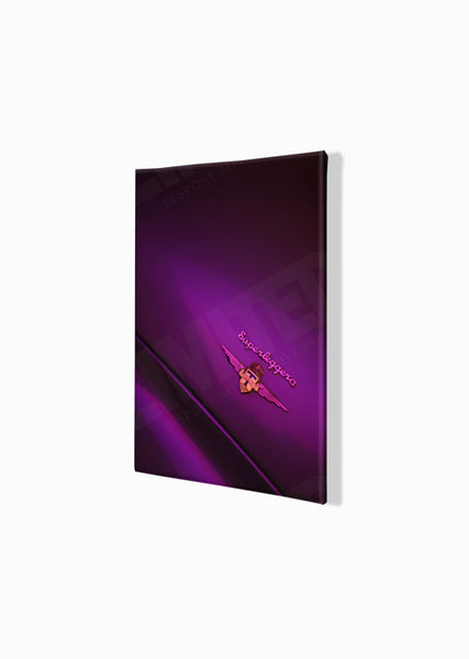 Ferrari Superleggera detail A3 (297 x 420 mm / 11.7 x 16.5 in) / Canvas Print (Mounted on Wood Internal Frame) / No
