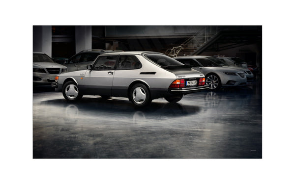 Saab 900 Turbo Aero M (346 x 594 mm) / Aluminium Composite / No Mount