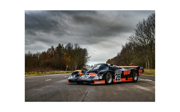 Porsche 956 A3 (297 x 420 mm / 11.7 x 16.5 in) / Aluminium Composite / No Mount