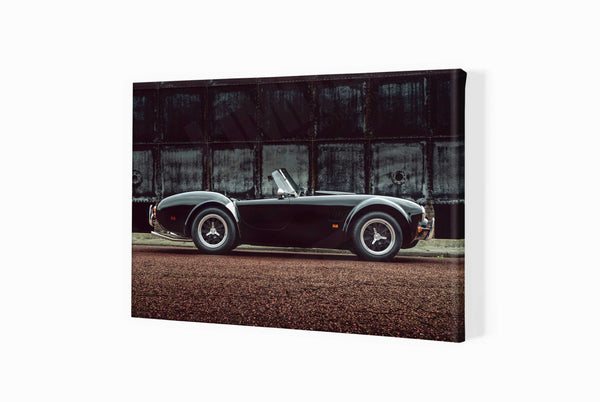 Autokraft MkIV AC Cobra (side profile) A3 (297 x 420 mm / 11.7 x 16.5 in) / Canvas Print (Mounted on Wood Internal