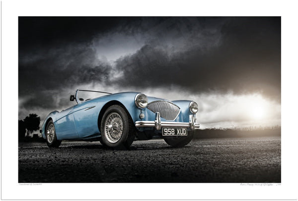 Austin-Healey 100/4 S (283 x 420 mm) / Print-Only (Fine Art Paper) / No Mount