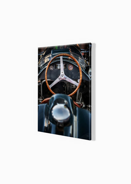 BRM P15 V16 mk1 (detail) A3 (297 x 420 mm / 11.7 x 16.5 in) / Canvas Print (Mounted on Wood Internal Frame) / No Mount