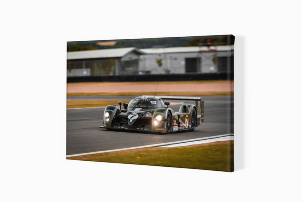 Bentley Speed 8 A3 (297 x 420 mm / 11.7 x 16.5 in) / Canvas Print (Mounted on Wood Internal Frame) / No Mount