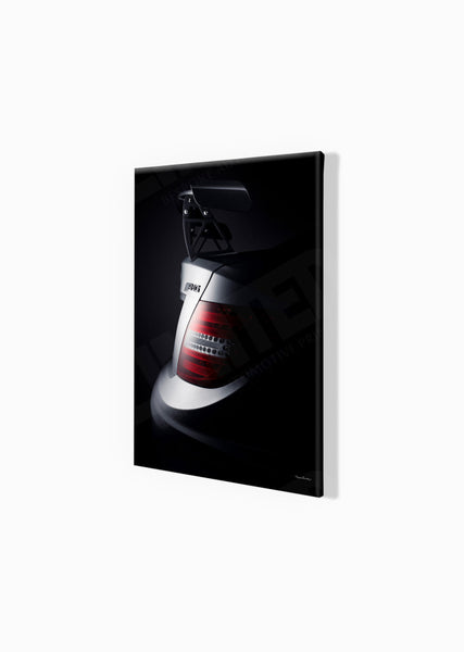C63 AMG Black Series (detail) A3 (297 x 420 mm / 11.7 x 16.5 in) / Canvas Print (Mounted on Wood Internal Frame) / No