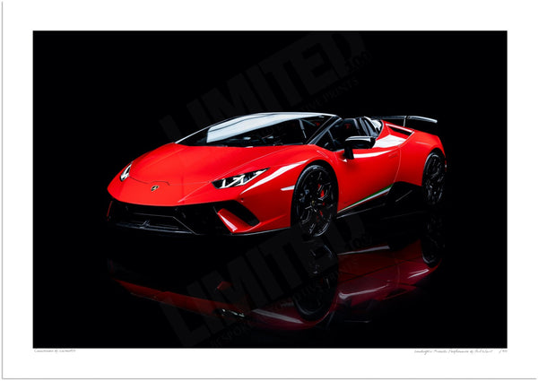 Lamborghini Huracán Performante A3 (297 x 420 mm / 11.7 x 16.5 in) / Print-Only (Fine Art Paper) / No Mount