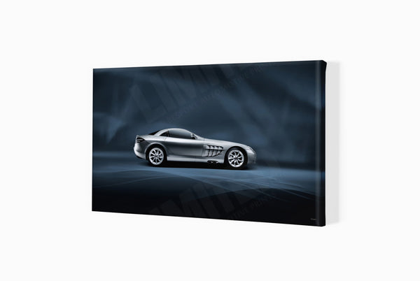 Mercedes-Benz SLR McLaren S (420mm x 255) / Canvas Print (Mounted on Wood Internal Frame) / No Mount
