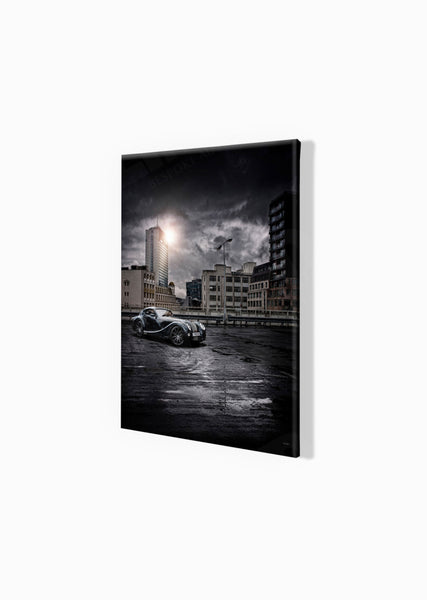 Morgan Aero SuperSports S (381mm x 297) / Canvas Print (Mounted on Wood Internal Frame) / No Mount