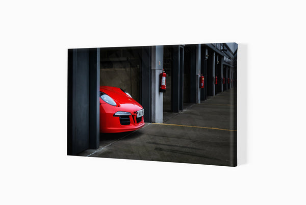 Porsche 911 GTS (991) S (420mm x 249) / Canvas Print (Mounted on Wood Internal Frame) / No Mount