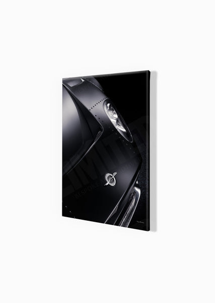 Spyker C8 Double 12S (detail) A3 (297 x 420 mm / 11.7 x 16.5 in) / Canvas Print (Mounted on Wood Internal Frame) / No