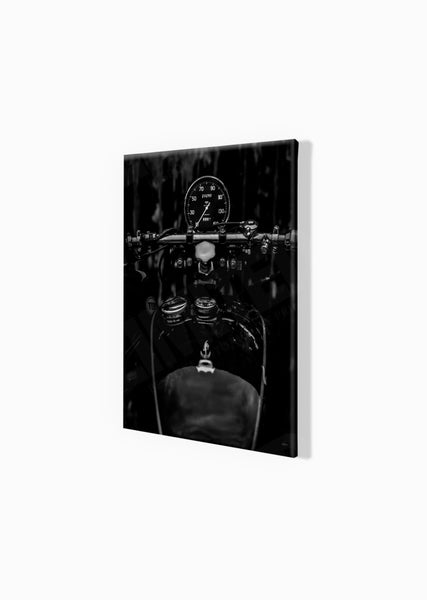 1950 Vincent Series C Rapide S (380mm x 297) / Canvas Print (Mounted on Wood Internal Frame) / No Mount