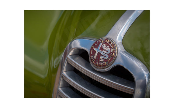 1948 Alfa Romeo 6C-2500 SS Pininfarina Cabriolet A3 (297 x 420 mm / 11.7 x 16.5 in) / Aluminium Composite / No Mount