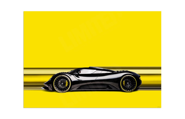 Ares S1 Project at Salon Privé A3 (297 x 420 mm / 11.7 x 16.5 in) / Aluminium Composite / No Mount