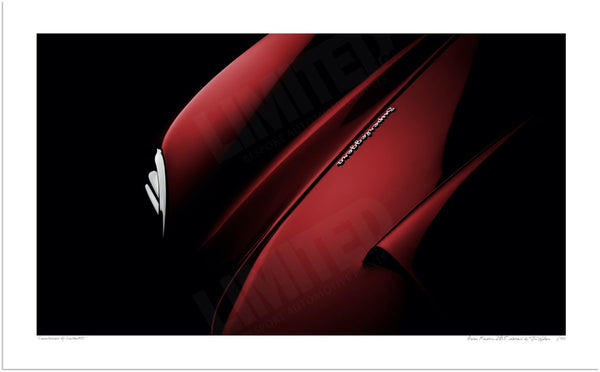 Aston Martin DB5 detail S (420mm x 259) / Print-Only (Fine Art Paper) / No Mount