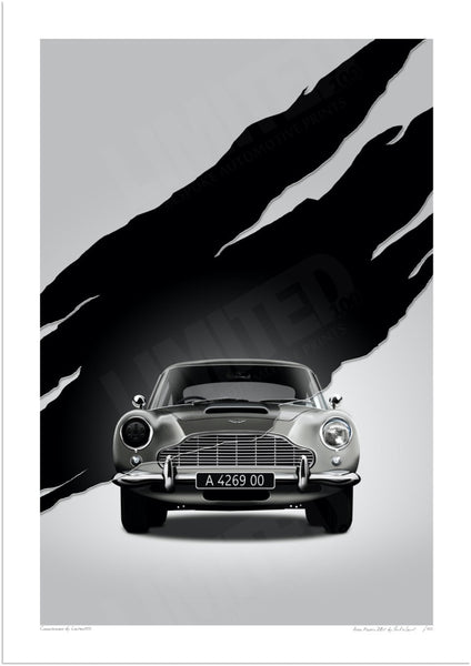 Aston Martin DB5 A 4269 00 (Type A) A3 (297 x 420 mm / 11.7 x 16.5 in) / Print-Only (Fine Art Paper) / No Mount
