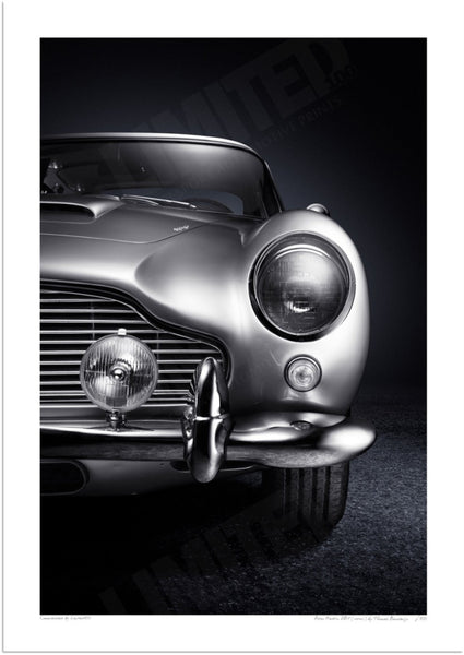 Aston Martin DB5 (detail) A3 (297 x 420 mm / 11.7 x 16.5 in) / Print-Only (Fine Art Paper) / No Mount