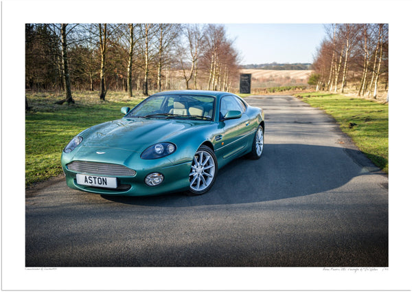 Aston Martin DB7 Vantage A3 (297 x 420 mm / 11.7 x 16.5 in) / Print-Only (Fine Art Paper) / No Mount