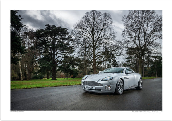 Aston Martin V12 Vanquish (mk1) A3 (297 x 420 mm / 11.7 x 16.5 in) / Print-Only (Fine Art Paper) / No Mount