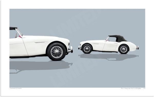 Austin-Healey 3000 MkII S (263 x 420 mm) / Print-Only (Fine Art Paper) / No Mount