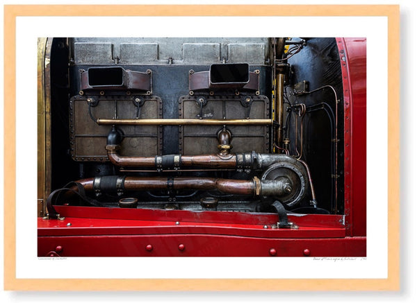 The Beast of Turin at Prescott Hill Climb A3 (297 x 420 mm / 11.7 x 16.5 in) / Wood Frame (Printed on Fine Art Paper)