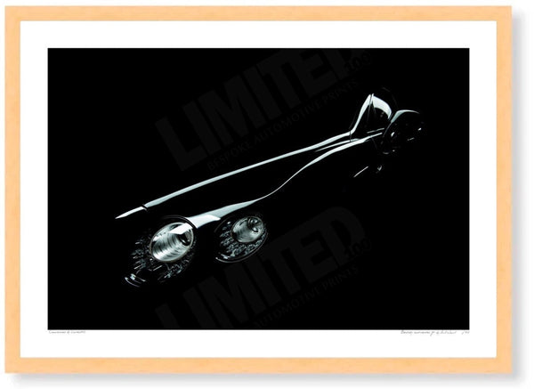 Bentley Continental GT Speed W12 A3 (297 x 420 mm / 11.7 x 16.5 in) / Wood Frame (Printed on Fine Art Paper) / No Mount