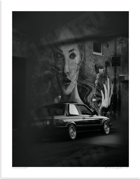 BMW E30 320i S (380mm x 297) / Print-Only (Fine Art Paper) / No Mount