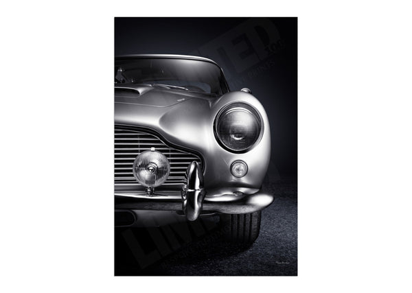 Aston Martin DB5 (detail) A3 (297 x 420 mm / 11.7 x 16.5 in) / Aluminium Composite / No Mount